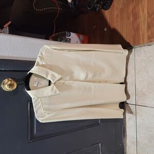 Cream Button-Up Shirt